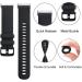 3-Pack Sport Bands Compatible with Fitbit Sense/Sense 2/Versa 3/Versa 4  Classic Soft Silicone Replacement Wristband Strap Accessories for Women Men(Black/Midnight Blue/Gray) - Buy Online on GoSupps.com