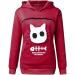 Pet Carrier Hooded Sweatshirt for Men Women | Kangaroo Pouch Holder Shirt | Plus Size | Wine - Large - Buy Online on GoSupps.com