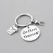 POTIY Funny Dentist Gift | Dental Hygienist Keychain - Go Floss Yourself Jewelry - Buy Online on GoSupps.com