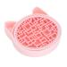 Silicon Makeup Brush Cleaner Mat - Portable Cat Head Design | Efficient Brush Cleaning Pad for Cosmetics - Pink - Buy Online on GoSupps.com