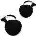 Liujzzj 2 pieces pirate eye flap single eye mask elastic adjustable eye mask eyes spots for adult children amblyopia
