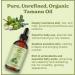 Natural Born Oils Tamanu Oil 8oz Organic Cold-Pressed Rich in Calophyllolide Ideal for Moisturizing Skin Strengthening Hair - Buy Online on GoSupps.com