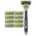 Dorco Pace 6 Pro 3D Motion Razor System - 1 Handle + 9 Cartridge Set 10 Piece Set