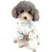 Zunea Small Dog Overall - Enchanting Mouse Floral Cotton Romper for Puppies & Cats | Cozy Four-Legged Pajama Clothing (XL Pack of 1) - Buy Online on GoSupps.com