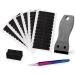 EHDIS Hair Extension Tape Tabs - Double Sided Adhesive (6 Sheets) with Glue Remover, Scraper Tool, and Tweezers - Buy Online on GoSupps.com