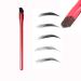 BUTIYO Multi-Function Eyebrow Brush Eye Brow Contour Brush Wild Eyebrow Brush Three-dimensional Concealer Makeup Brush Ultra Thin Angled Eyeliner Makeup Brush Set (1 PC) (red one) FB033