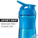 BlenderBottle SportMixer Tritan 820ml - BPA Free Protein Shaker & Water Bottle with Blender Ball - Ideal for Fitness Shakes - Buy Online on GoSupps.com