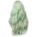 Wig Colorful Women Long Hair Cosplay Anime Human Hair Brazilian Synthetic Curly Long Wavy