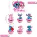 Pink Lilo &And Stitch Cake Toppers Girl Stitch Theme Birthday Party Cupcake Decorations(25pcs) - Buy Online on GoSupps.com