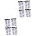 Beavorty 8 Pcs Eyebrow Stickers 6d Hair- Eyebrows Stickers Black Makeup Eyebrow Stencils Tool 3 Proof