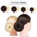 FANDAMEI Hair Bun Maker Set with 8 Donut Bun Makers, Hair Elastic Bands, and Bobby Pins - Dark Brown and Beige Assortment - Buy Online on GoSupps.com