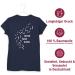 Shirtracer Women's Shirt - Never Walk Alone Paw Prints - Perfect Gift for Dog Owners - Navy Blue Large - Buy Online on GoSupps.com