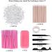 Eyelash Extension Kit - 410 Pcs Tweezers, Brushes, Glue Rings, Applicators, Tape, Pads - Disposable Eyelash Tools Set - Buy Online on GoSupps.com