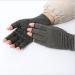 Arthritis Compression Gloves for Pain Relief - Non-Slip Fingerless Design for Men & Women - Large Gray Pair - Buy Online on GoSupps.com