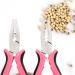 Neitsi Pink Hair Extensions Pliers Set - 2PCS Microlinks & Bead Tool for Easy Hair Extension Removal & Application - Buy Online on GoSupps.com