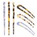 Molain hairpins in French retro-style U-sticks in French style turtle turtle thirsting sticks hairpins pane slice of hair for women and girls hairstyle accessories brown 6 pieces unique retro vintage