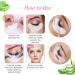 URAQT Eye Gel Pads - 50 Pairs Lint-free Eyelash Extension Pads with 10 Eyelash Brushes - Premium Under Eye Gel Patches for Pro Salons - Individual Eyelash Extensions - White - Buy Online on GoSupps.com