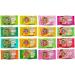 Japanese Samurai Hot Spring Carbonated Bath Bomb Assortment Pack - 45g x 80 Packages, 16 Scents (Forest, Yuzu, Peach, Rose) - Buy Online on GoSupps.com