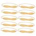 Angoily 40 pcs Beginner Fake Practice Supply Headband Skin Professional Eyebrow Silicone for
