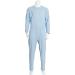 Suprima 4688 Nursing Overall with Deep Back & Leg Zip - Patient Overall in Cornflower Blue (L) - Buy Online on GoSupps.com