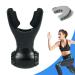 Portable Breathing Trainer Adjustable Resistance Lung Trainer Boost Endurance Performance and Respiratory Fitness Soft Silicone for Strengthen Exercise Suitable Fitness Outdoor Exercise