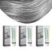 Teinture For Cheveux Gris - Formule V g tale Couleur Longue Tenue Nourrissante Et Hydratante Facile Utiliser Teinte Vibrante(3PCS)