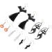 50 Pcs Halloween Earrings Festival Earrings Party Women (Assorted Color) - Buy Online on GoSupps.com
