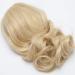 SEGO 30 cm Ponytail Hair Extension - Bleach Blonde Synthetic Braid with Butterfly Bracket | International Shipping - Buy Online on GoSupps.com