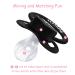 LittleForBig Large Shield Printed Pacifier II | Adult Size Princess Crown Pattern - Black | International Shipping - Buy Online on GoSupps.com