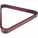 Brybelly Billiard Ball Rack Set - Diamond and Triangle Pool Racks - Mahogany Stain Wood - Official Regulation Size Table Accessories - Buy Online on GoSupps.com