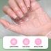 20 Semi Cured Gel Nail Strips Gel Nail Stickers Soft Gel Nail Strips Semi Cured Gel Nails Clear Colour Salon-Quality Gel Nail Polish Strips for Women and Men (Crystal Clear) - Buy Online on GoSupps.com