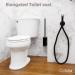 Elongated Toilet Seat  Quick-Release Hinges  Slow Close  Heavy Duty  Never Loosen  Aviation Material  White(18.5) White Elongated - Buy Online on GoSupps.com