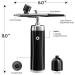 Handheld Airbrush Kit with Compressor - Cordless Mini Makeup Machine for Nail Art, Cake Decorating, Barber & Painting (Black) - Buy Online on GoSupps.com