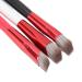 3-Piece Eyebrow Brush Set with Gray Handles | Angled Design & Soft Bristles for Perfect Eyebrows - International Shipping Available - Buy Online on GoSupps.com