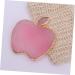 MERRYHAPPY MERRYHAPY 1 Piece Apple Shaped Manicure Palette With Gold Edge Professional Art Coloring Page For Nails Suitable For Color Mixing Photo Props 9*86cm Pink - Buy Online on GoSupps.com