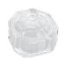 minkissy Nail Art Crystal Cup Candy Bowl Monomer Dish Crystal Liquid Nail Dish Manicure Mini Dappen Dish Nail Glitter Holder Acrylic Powder Holder Nail Powder Cup Dish Storage Box Glass 6X6cm Transparent