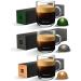 Nespresso Vertuo Coffee Capsules - Stormio Fortado Melozio - 3 Boxes (30 Pods) Bundled with Border Biscuits & Giftable Tote Bag - Buy Online on GoSupps.com