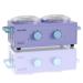 Double Wax Warmer for Hair Removal 14oz Wax Pot Warmer Professional with Double Waxing Pots Faster Wax Melting Machine for Large Area Body Waxing Home/Salon/SPA Purple