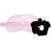 Shop Silky Satin Sleep Mask & Scrunchy Set | iscream + Corey Paige Designs - Love to Dance | International Shipping Available - Buy Online on GoSupps.com