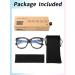 JIM HALO Blue Light Blocking Glasses for Women - Oversized Square Computer Glasses with Metal CP Temples in Gray Tortoise - Stylish Eye Protection for Work & Play - Buy Online on GoSupps.com
