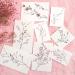 Gypsophila Watercolor Temporary Tattoo - Long Lasting and Realistic Fake Tattoo Stickers in Green - for Women, Girls, and Kids - Buy Online on GoSupps.com