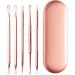 Acne Needle 5Pcs Acne Needle Pimple Tweezers Extractor Blackhead Remover Comedone Extractor Tool Blackheads Treatment (Color : 5pcs Gold) - Buy Online on GoSupps.com