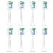 USHON Replacement Toothbrush Heads for Philips Sonicare Click-on Toothbrushes Brush Heads Compatible with Phillips Sonicare Snap-on Electric Tooth Brushes 8 Pack