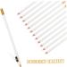 Beatifufu 12pcs Eyebrow Pencil Sharpener Eye Brow Pencil Brow Pencil for Makeup Eyeliner Pencil White Wooden - Buy Online on GoSupps.com