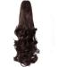 Yamel Long Curly Wavy Ponytail Extension - Natural Medium Brown - 16 inch - Buy Online on GoSupps.com