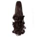 Parxitn 40cm Ponytail Extension - Clip-in Synthetic Hair Topper M4# Medium Brown (16 inch) - Premium Quality Claw Ponytail Hair Extension - Buy Online on GoSupps.com