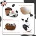 Sonsage Infant Snow Boots - Soft Anti-Skid Sole Ankle Booties for Newborns | Winter Warm Crib Shoes 0-6 Months (A02 Cow) - Buy Online on GoSupps.com