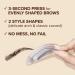 Kiss I Envy Brow Stamp Kit Dark Brown (2 Pack) - Effortless Brow Styling - Buy Online on GoSupps.com