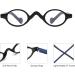 Shop JM 3 Pack Klein Oval Reading Glasses for Women - Vintage Spring Frame +2.0 Black Red & Turtle - Buy Online on GoSupps.com