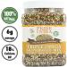 Triple Omega Superseed Mix by Pride of India Chia Flax & Sesame Superfood Mix Jar Triple Omega Health Benefits Booster of Antioxidants/DASH/MIND Diet-Friendly 44 Oz Jar - Buy Online on GoSupps.com